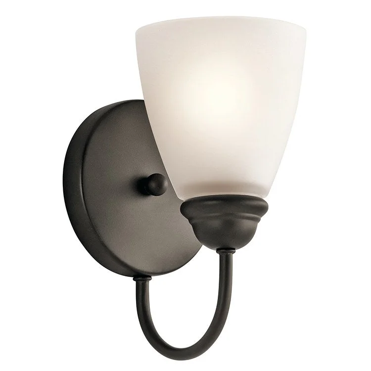 Jolie Single-Light Bathroom Wall Sconce