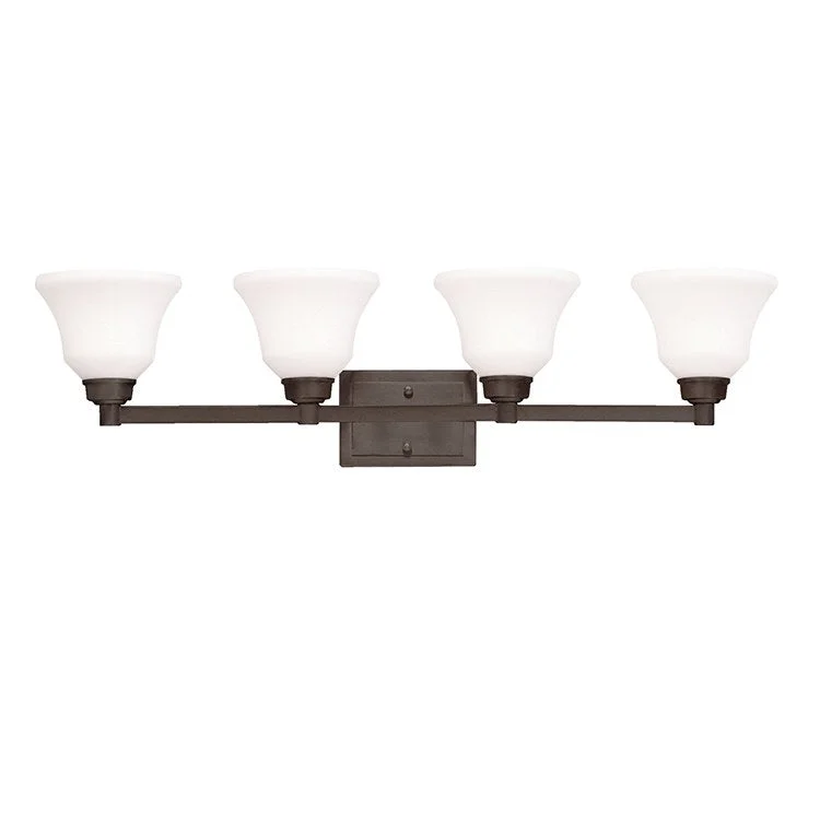 Langford Four-Light Bathroom Vanity Fixture