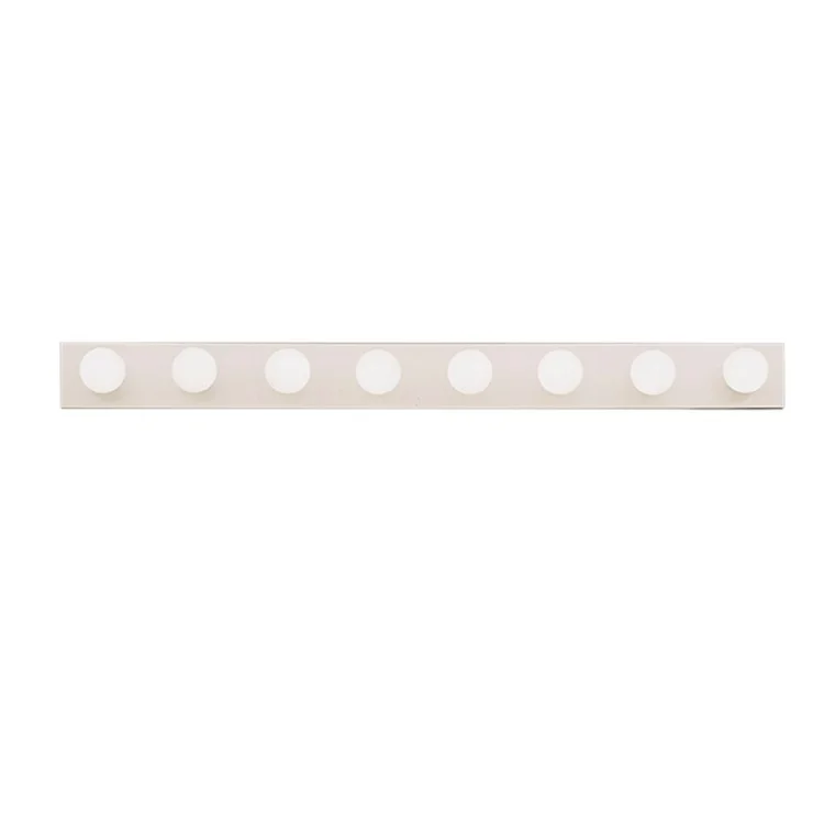 Eight-Light 48" Linear Bathroom Vanity Fixture