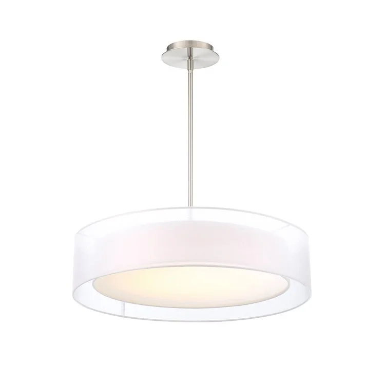 Metropolis Single-Light 24" LED Pendant 3000K