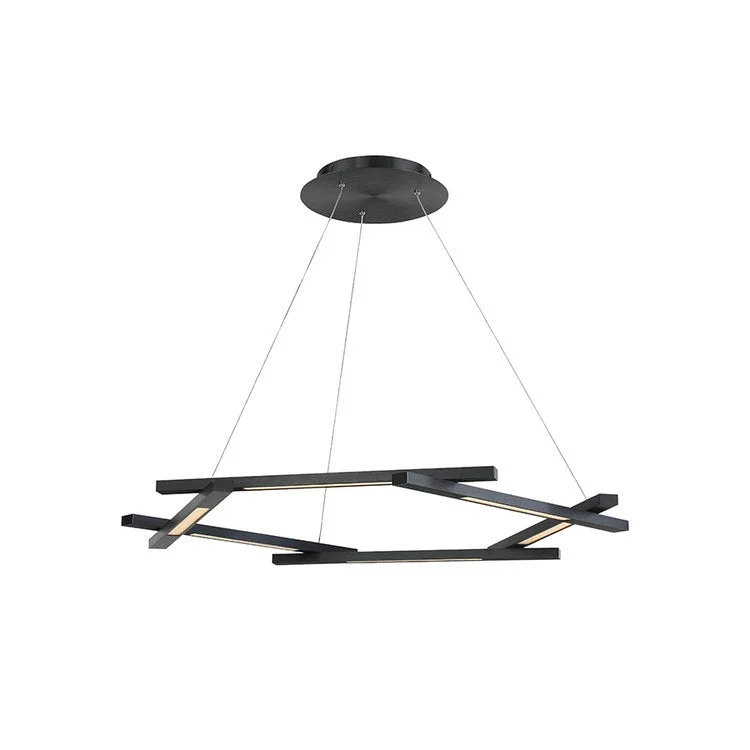 Metric Six-Light 38" LED Pendant 3000K