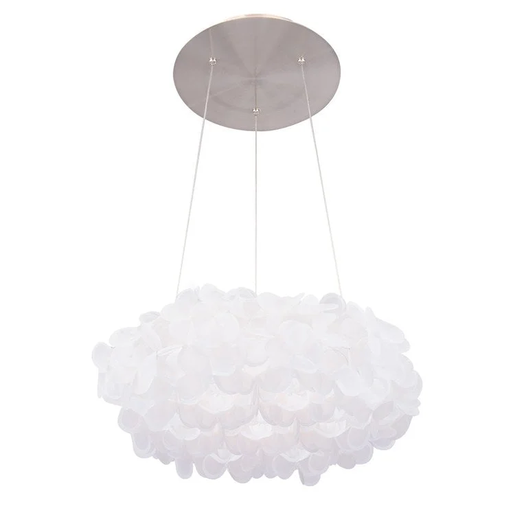 Fluffy Single-Light 33" LED Pendant 30000K