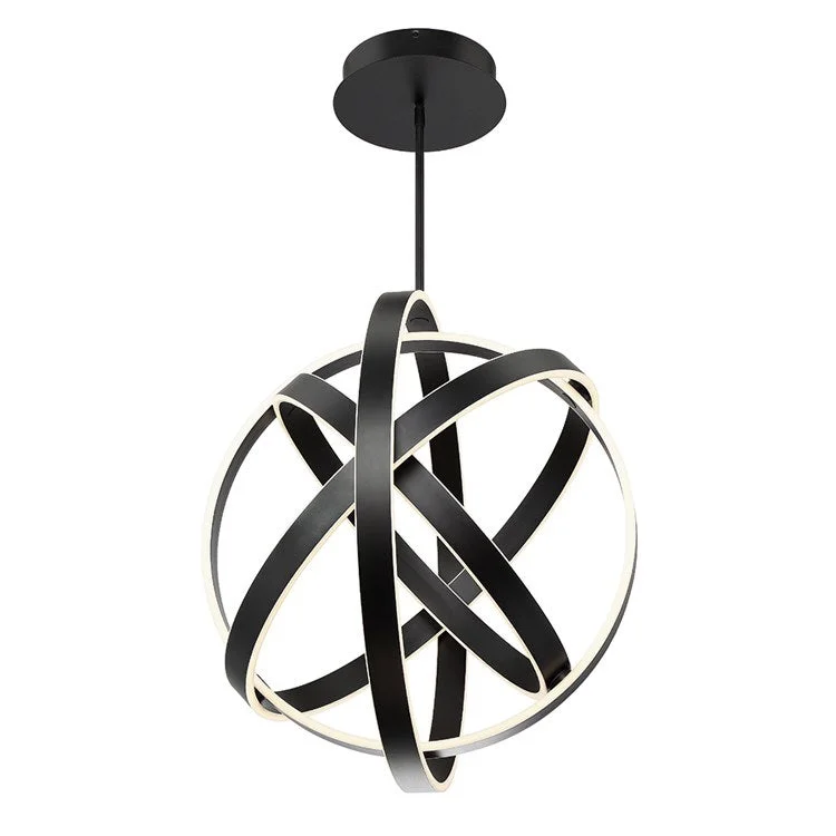 Kinetic Single-Light 28" LED Articulating Pendant 3500K