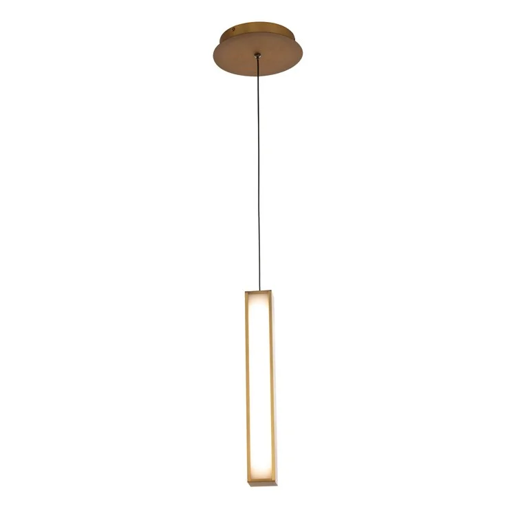 Chaos Single-Light 14" LED Single Light Pendant 3000K