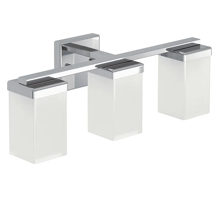 90 Degree Three-Light Vanity Lighting Fixture