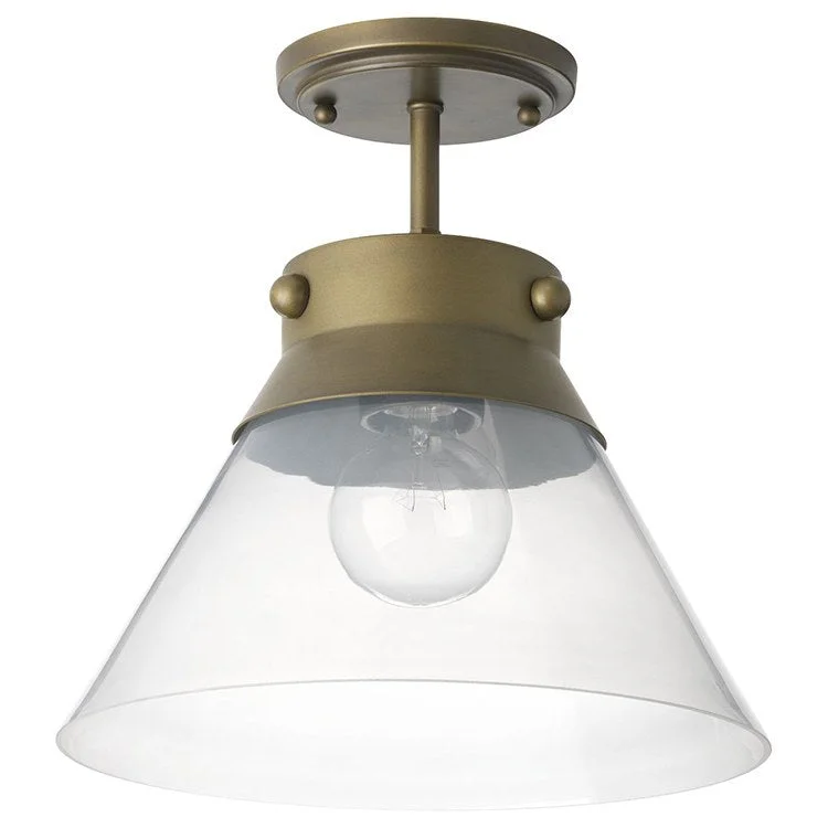 Tapia Trail Single-Light Convertible Semi-Flush Mount Ceiling Fixture/Pendant by Jeffery Alan Marks