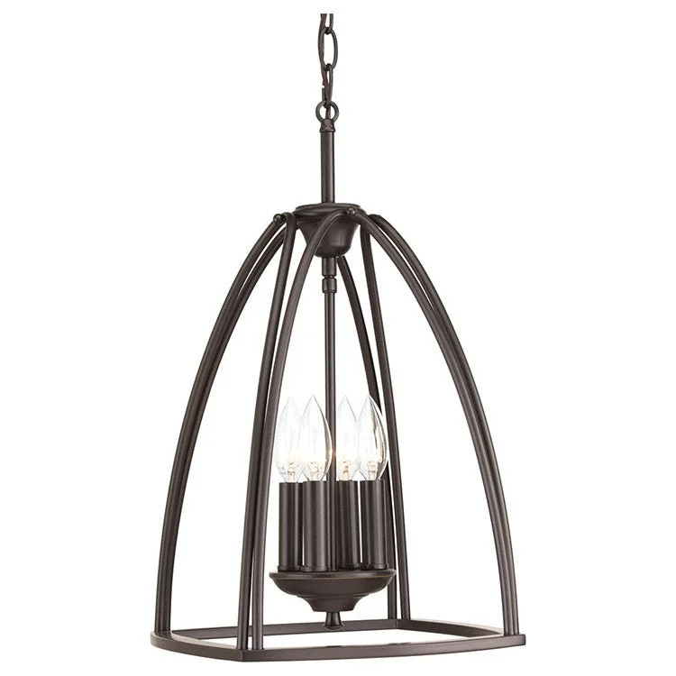 Tally Four-Light Small Foyer Pendant