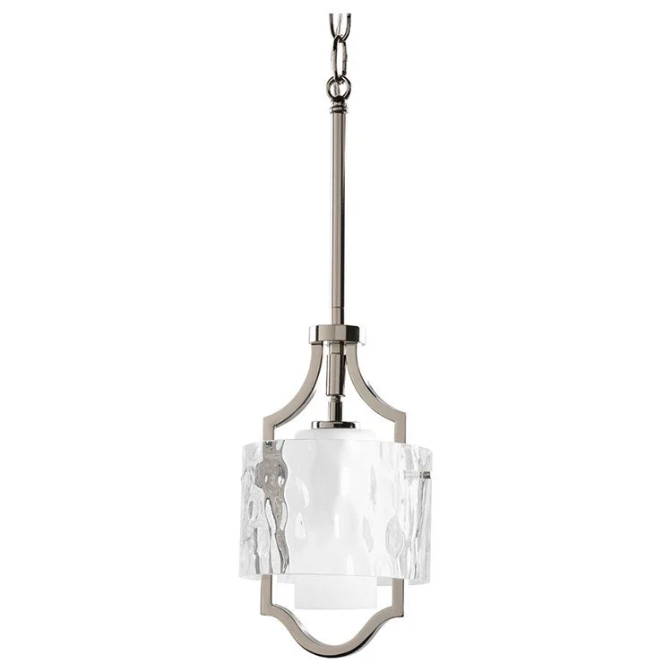 Caress Single-Light Convertible Semi-Flush Mount Lighting Fixture with Bulb