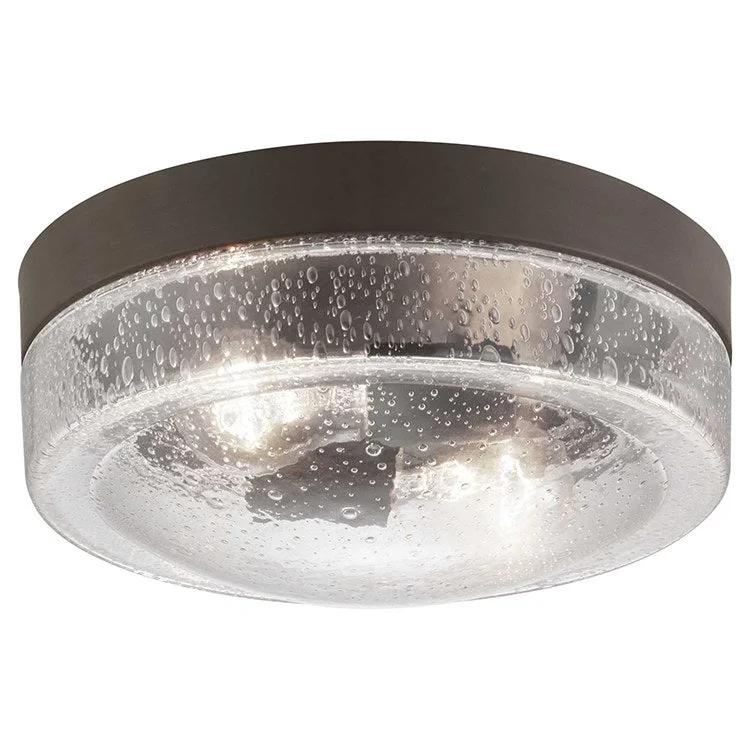 Weldon Two-Light Outdoor Flush Mount Ceiling Fixture