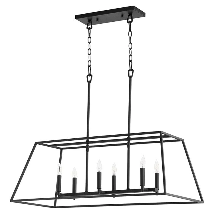 Gabriel Six-Light Island Chandelier