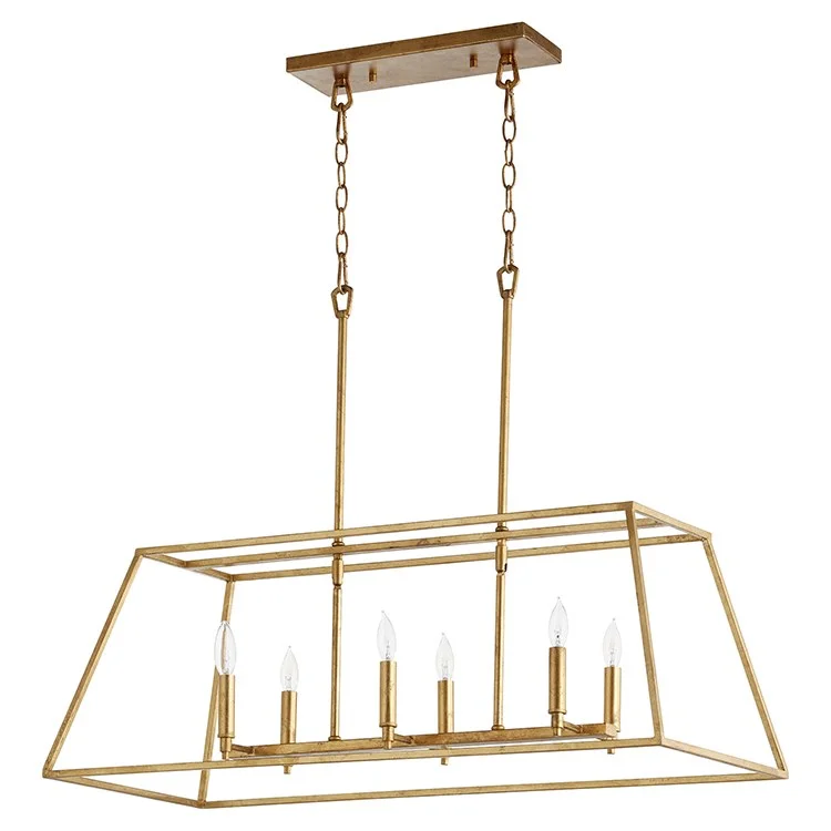 Gabriel Six-Light Island Chandelier