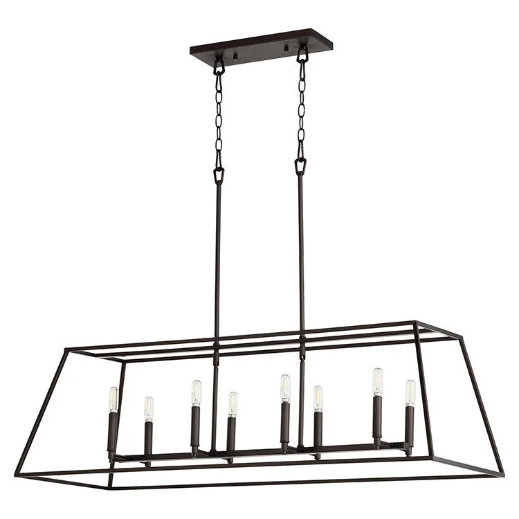 Gabriel Eight-Light Island Chandelier