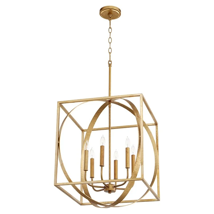 Signature Six-Light Cube/Sphere Pendant