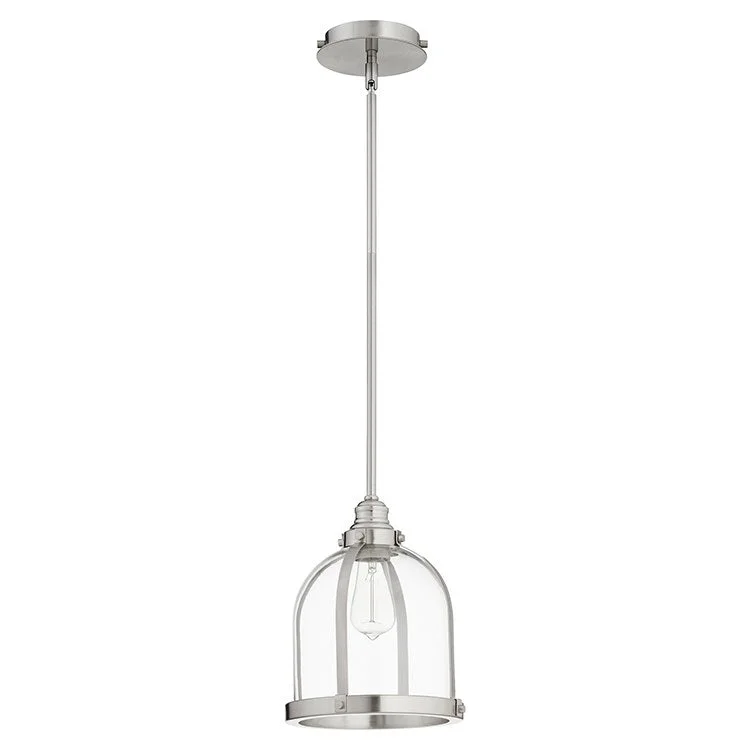 Banded Come Single-Light Pendant