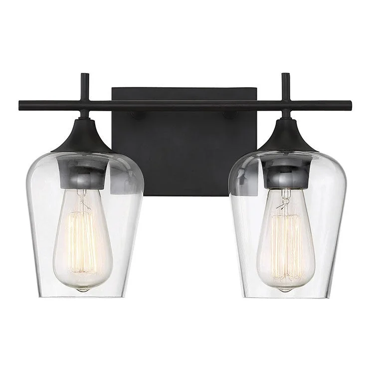 Octave Two-Light Bathroom Vanity Fixture