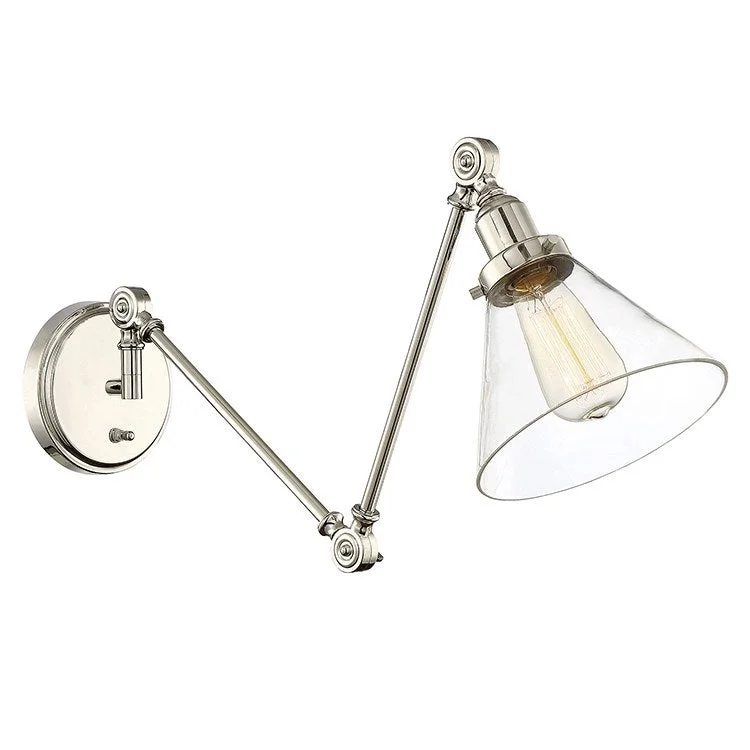 Drake Single-Light Adjustable Wall Sconce