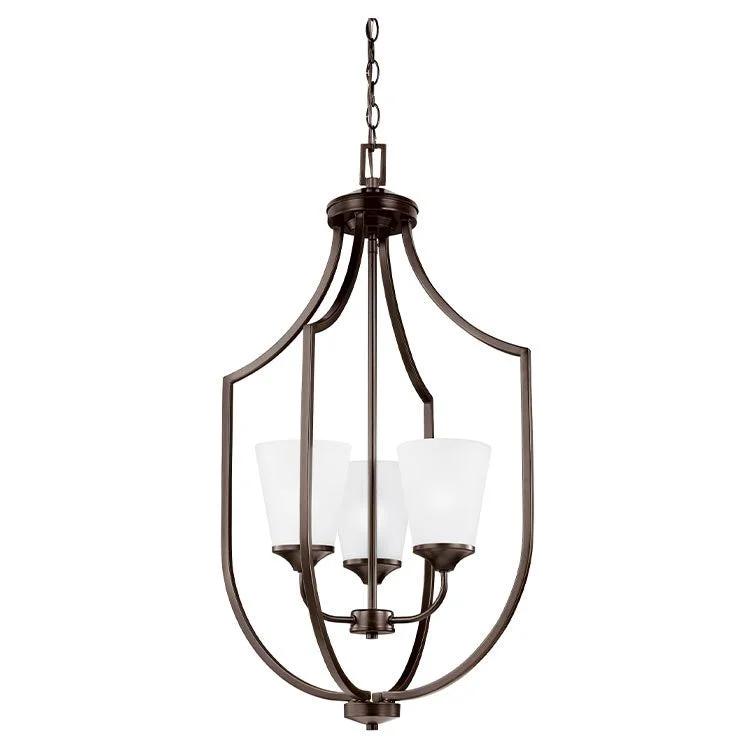 Hanford Three-Light LED Foyer Pendant