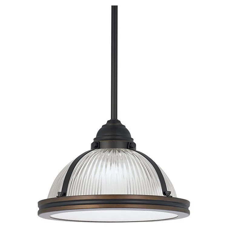 Pratt Street Prismatic Single-Light Pendant