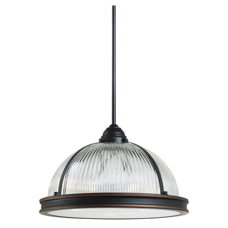 Pratt Street Prismatic Three-Light Pendant