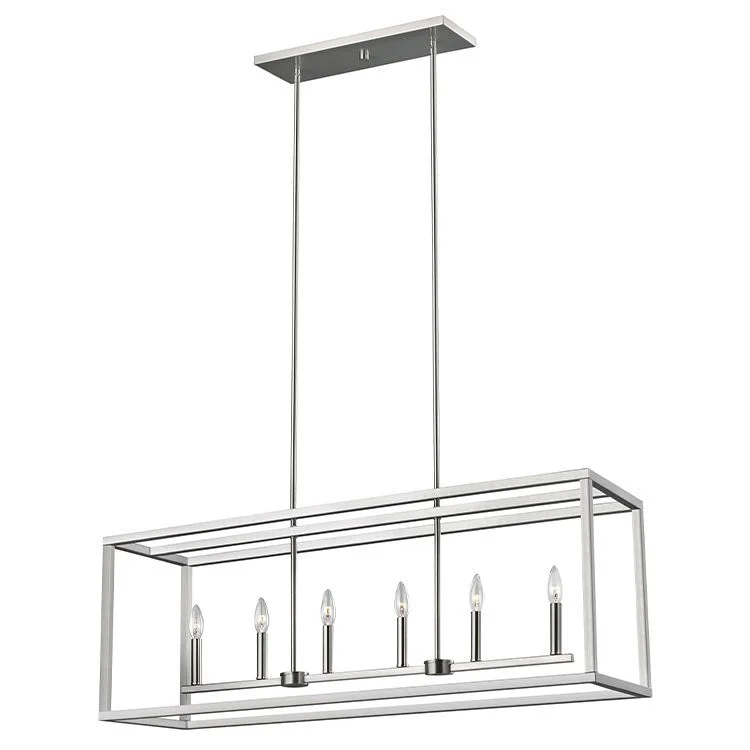 Moffet Street Six-Light LED Linear Pendant