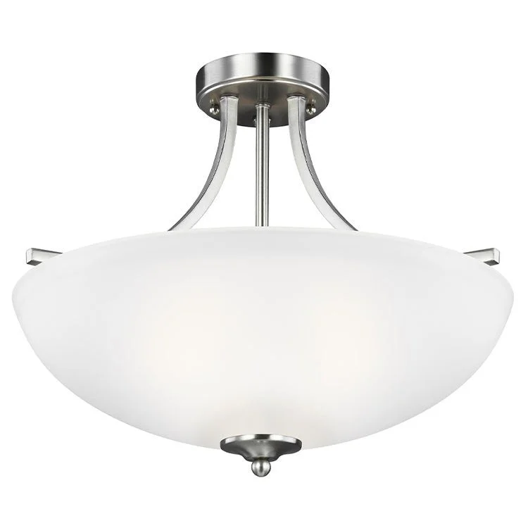 Geary Two-Light Medium Convertible Semi-Flush Mount Ceiling Fixture/Pendant