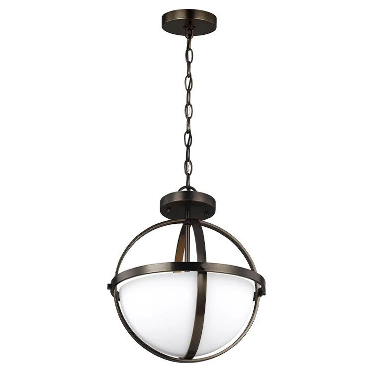 Alturas Two-Light Convertible Semi-Flush Mount Ceiling Fixture/Pendant