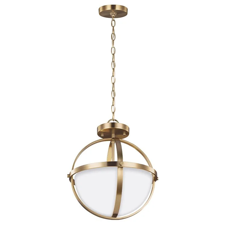 Alturas Two-Light LED Convertible Semi-Flush Mount Ceiling Fixture/Pendant