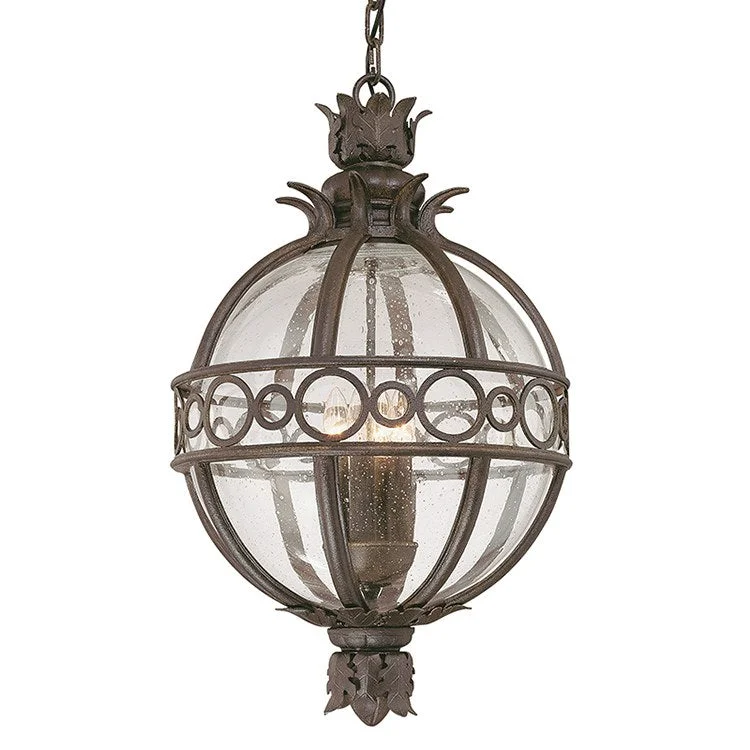 Campanile Three-Light Large Outdoor Hanging Lantern