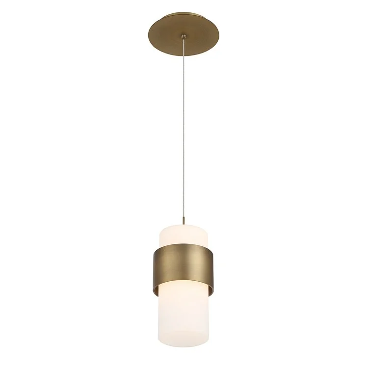 Banded Single-Light 9" LED Pendant 3000K