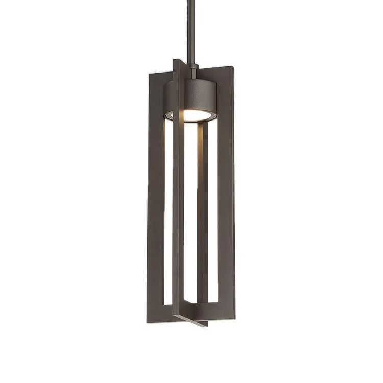 Chamber Single-Light 16" LED Outdoor Pendant 3000K